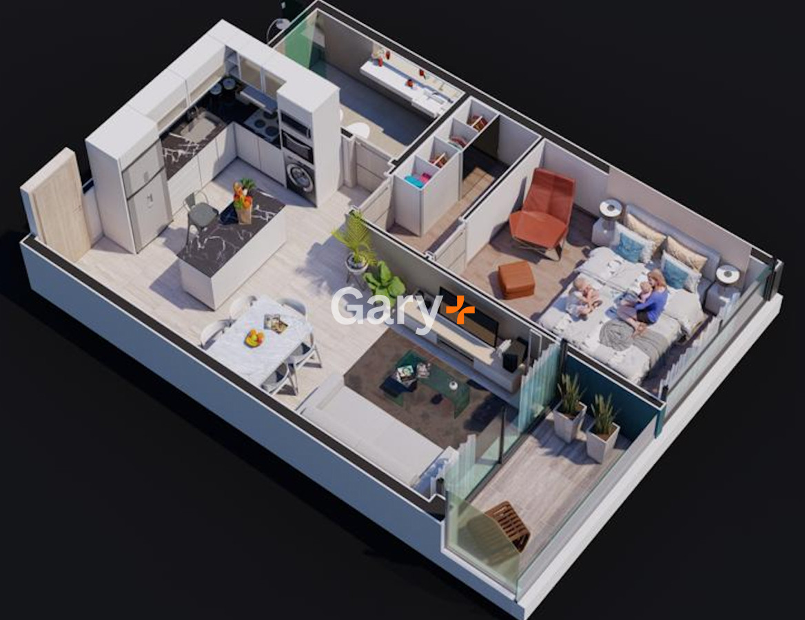 Apartamento ID.28535 - Apartamento  a estrenar de 1 dormitorio y medio en venta en Punta del Este