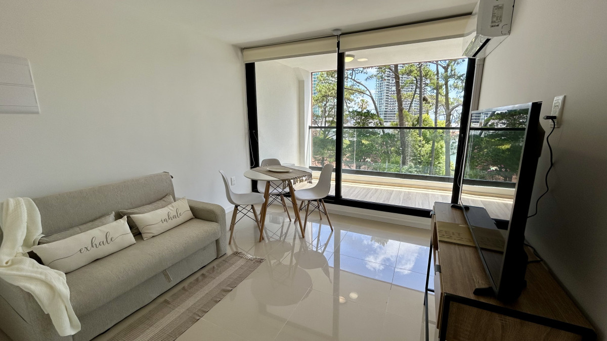 Apartamento de un dormitorio con terraza en venta a 2 cuadras de la mansa