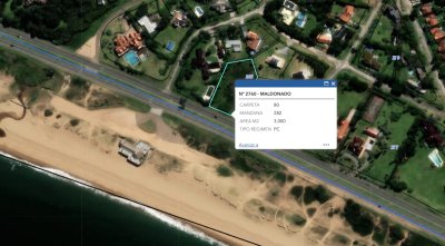 Terreno en venta frente a Playa Mansa parada 31, Punta del Este