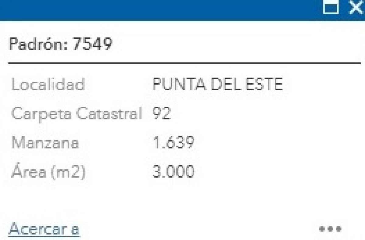 Propiedad en Golf