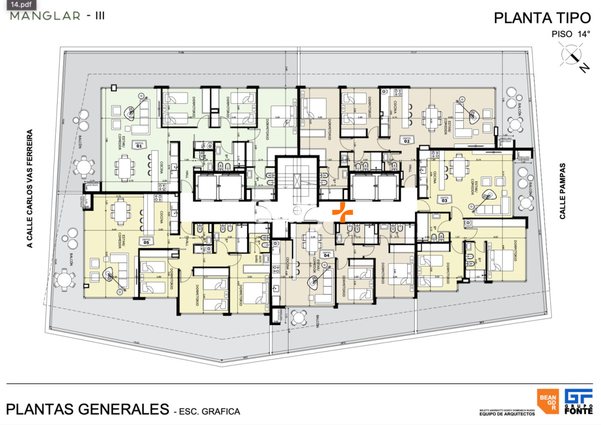 Apartamento ID.29059 - Apartamento de 2 dormitorios en pozo, Manglar Umbra, Playa Brava, Punta del Este
