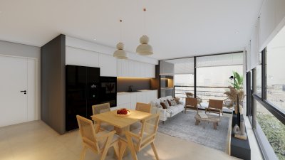 Apartamento de 3 dormitorios y 2 baños
