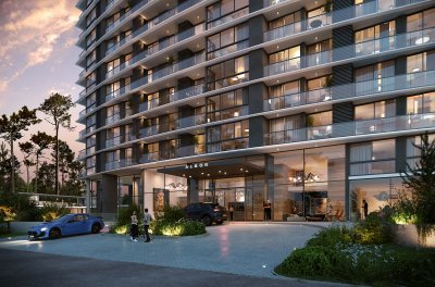 Venta de apartamento de 2 dormitorios en pozo Punta del Este, Playa Brava.