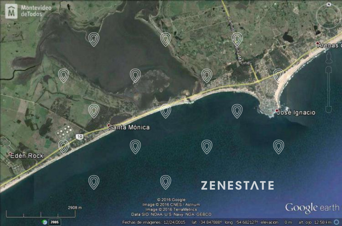 Terreno en Jose Ignacio, Santa Monica - ZEN6351T