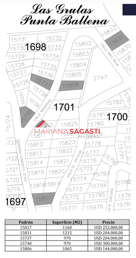 Terreno ID.4018 - Terreno en Punta Ballena, Las Grutas