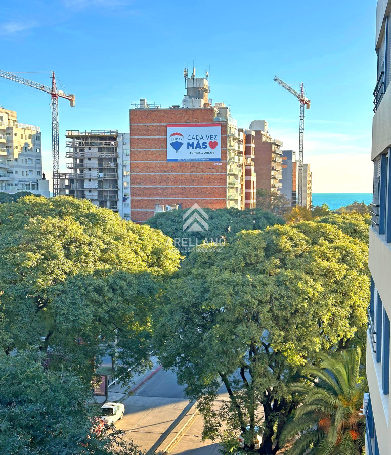 Apartamento ID.4765 - Punta Carretas, sobre Av Sarmiento, al frente. Gran terraza. Con renta