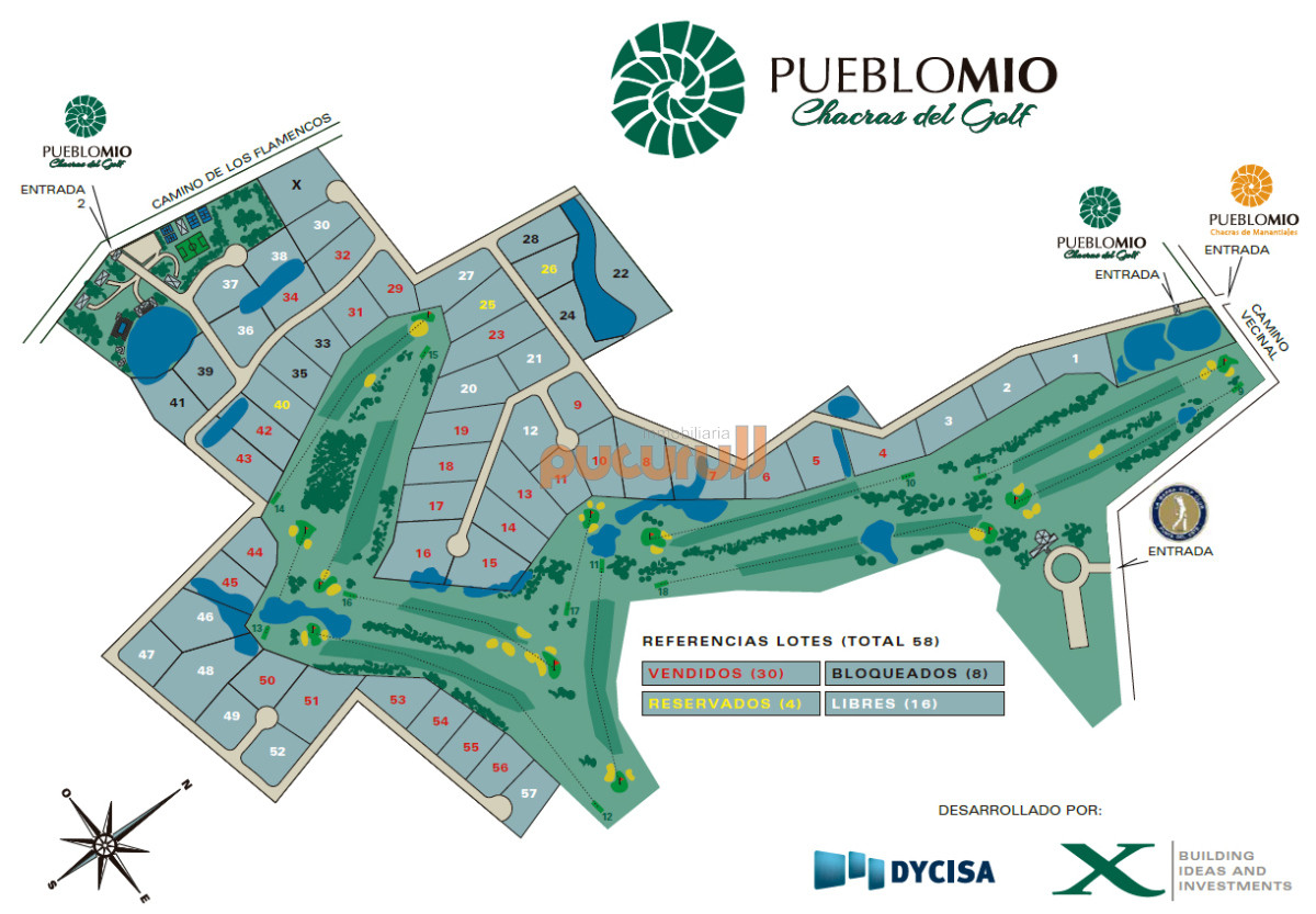 Terreno ID.2752 - Pueblo Mío Golf, 4.363 m2. 