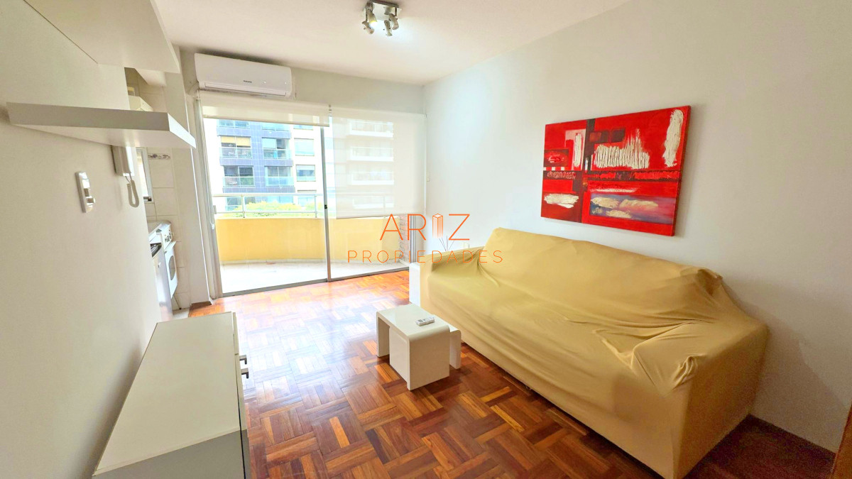 Apartamento ID.2382 - Punta Carretas, sobre Av Sarmiento, al frente. Gran terraza. Con renta