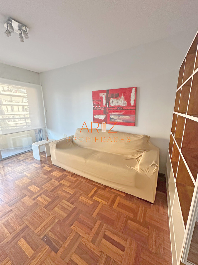 Apartamento ID.2382 - Punta Carretas, sobre Av Sarmiento, al frente. Gran terraza. Con renta