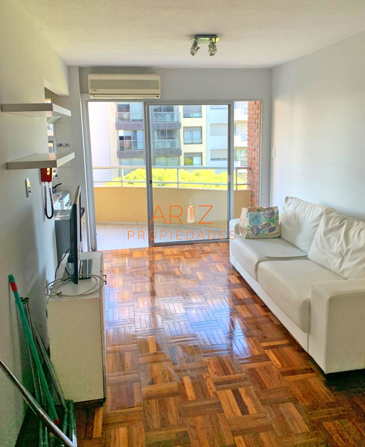 Apartamento ID.2382 - Punta Carretas, sobre Av Sarmiento, al frente. Gran terraza. Con renta