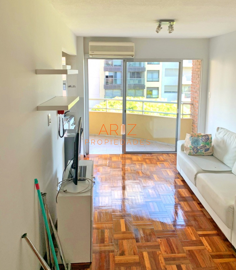 Apartamento ID.2382 - Punta Carretas, sobre Av Sarmiento, al frente. Gran terraza. Con renta