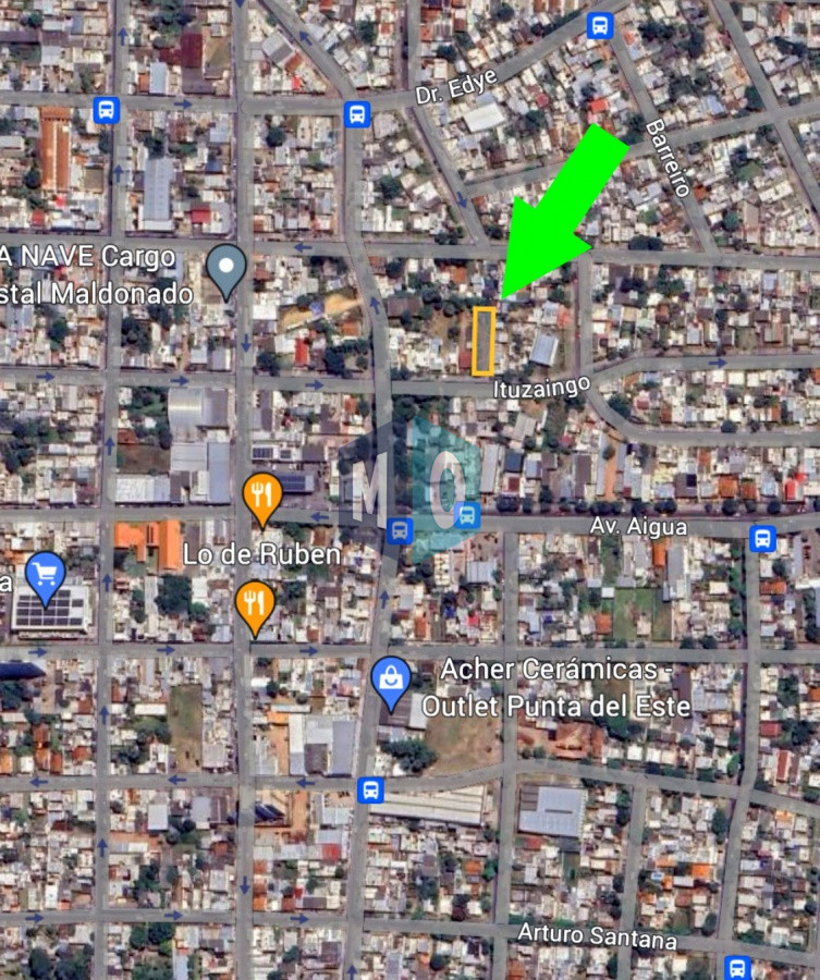 Terreno ID.1154 - Maldonado, calle Ituzaingó, Apto para bloque, Apto vivienda social.