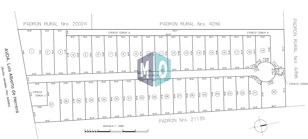 Terreno ID.1074 - Lote en Nuevo Parque Industrial Cerrado