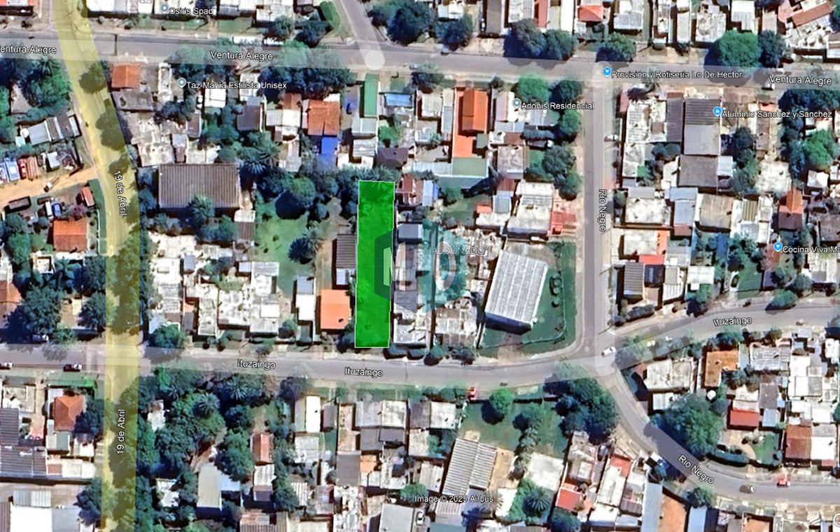 Terreno ID.1154 - Maldonado, calle Ituzaingó, Apto para bloque, Apto vivienda social.