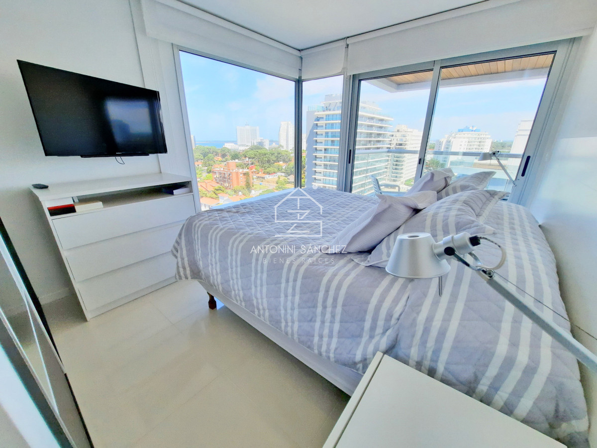 Apartamento ID.2362 - Brava, piso alto, 2 dorm, losa radiante. Full amenities.