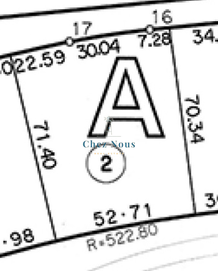 Terreno ID.1180 - Barrio Privado, Pueblo Mio. Lote 2. Orientación NORTE