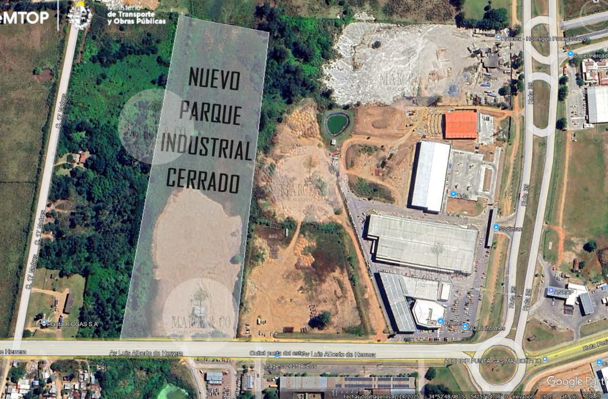 Terreno ID.2616 - Nuevo Parque Industrial Cerrado, sobre la perimetral 