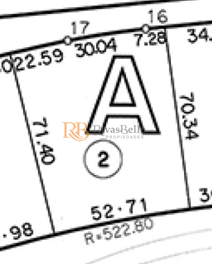 Terreno ID.102 - Barrio Privado, Pueblo Mio. Lote 2. Orientación NORTE