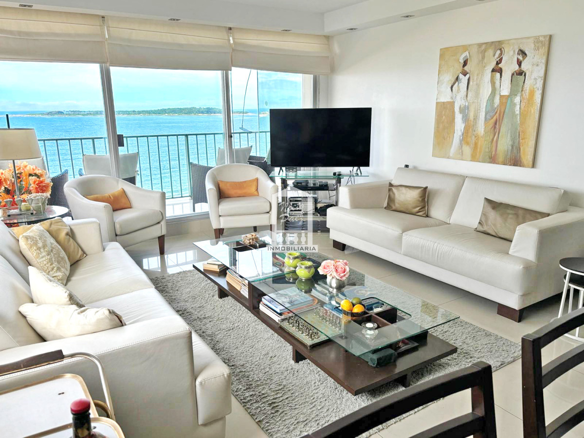 Primera fila en playa mansa. 2 dorm. Piso alto con toda la vista - NYP819A