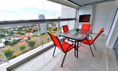 Miami Boulevard 2, parrillero propio, 2 dorm, todos los servicios.