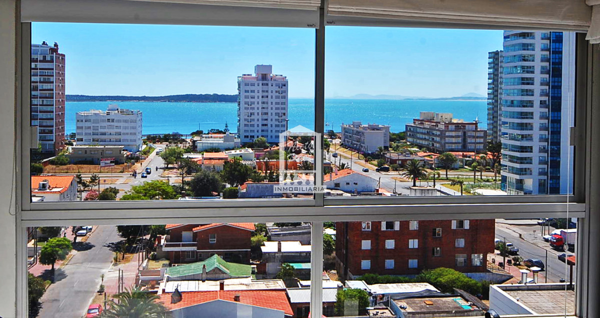 2 dorm, con vista al mar, edificio con todos los servicios.