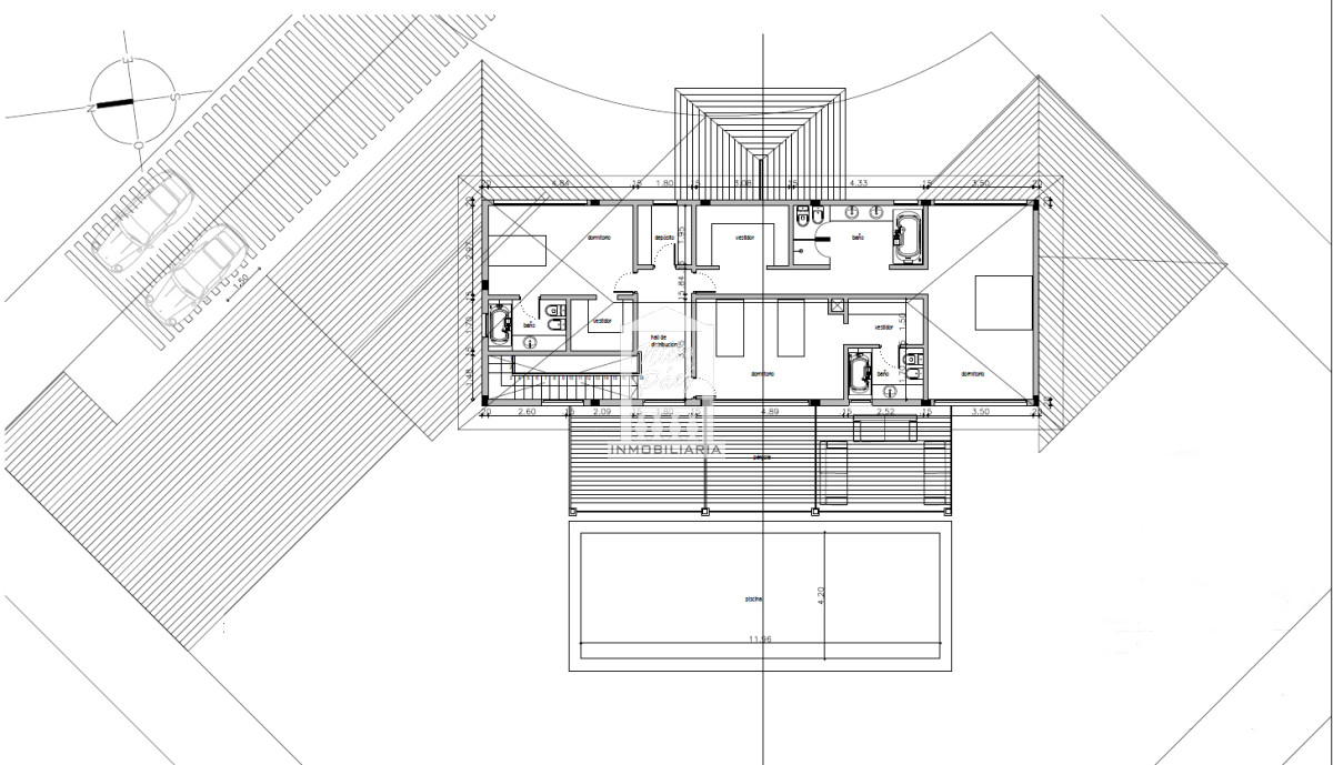 Casa ID.33898 - Barrio Privado. 500 m2 construidos, 1.491 m2 de terreno. Piscina climatizada. Pronta para entrar.