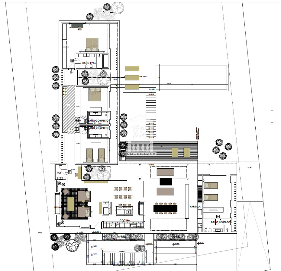 Casa ID.40062 - Laguna Escondida, 5 suites, pileta, servicio de playa, José Ignacio