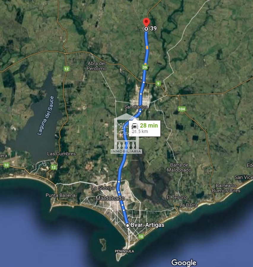 Campo Ref.38546 - Sobre Ruta 39, a 8 km de San Carlos