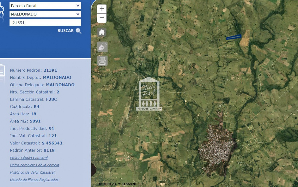 Campo Ref.38546 - Sobre Ruta 39, a 8 km de San Carlos