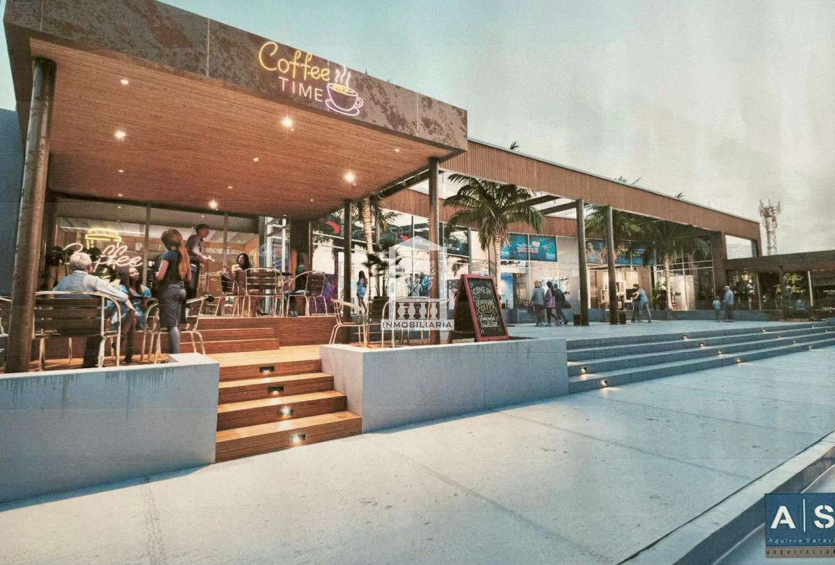 Mini shopping de la barra, 1.535 m2 construidos.
