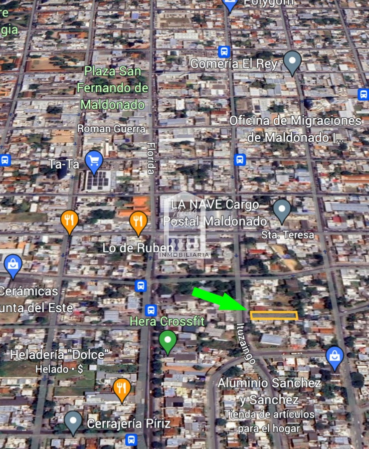 Terreno ID.36070 - Maldonado, calle Ituzaingó, Apto para bloque, Apto vivienda social.