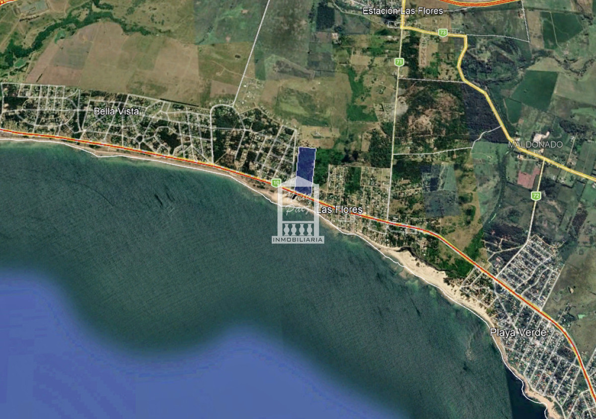 Terreno ID.41028 - Oportunidad de Landbanking frente al mar | 10 hectáreas - Balneario Las Flores, Uruguay