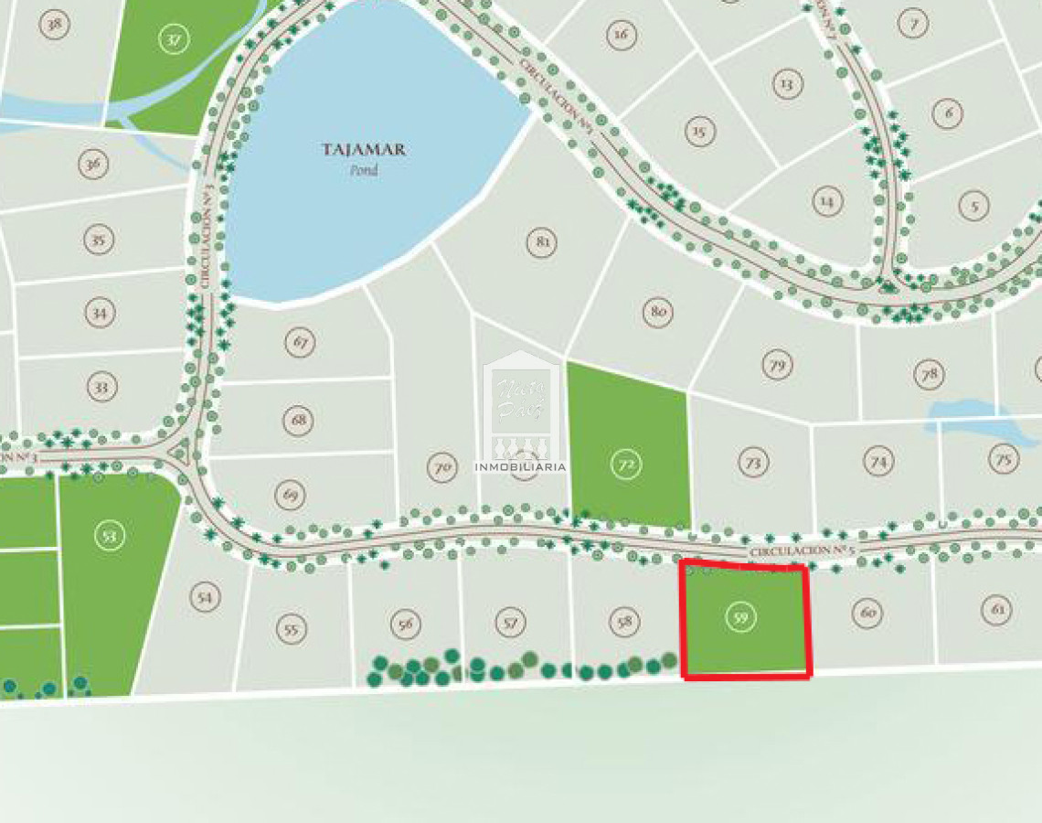 Terreno ID.39855 - Laguna Estates, Barrio Privado, Ruta 104, Manantiales. 