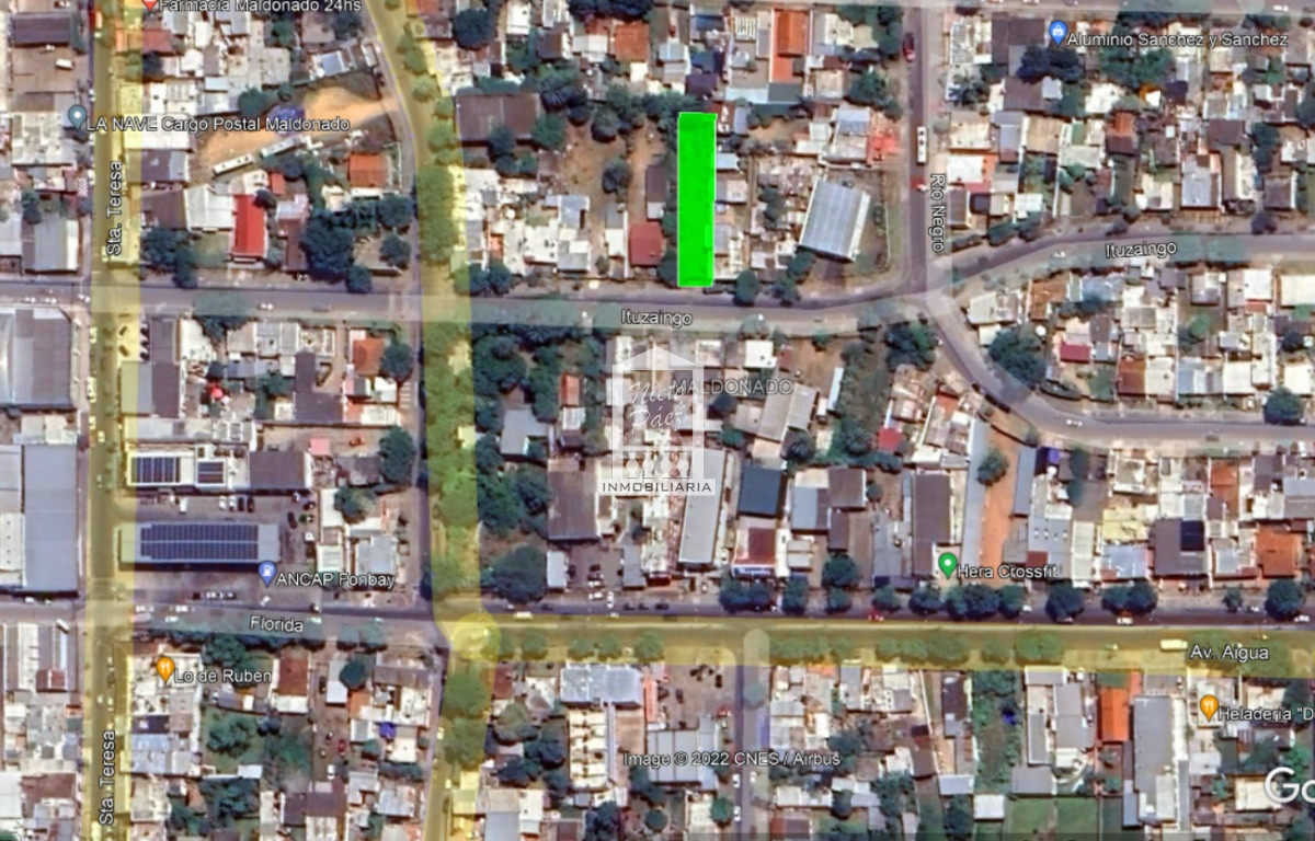 Terreno ID.36070 - Maldonado, calle Ituzaingó, Apto para bloque, Apto vivienda social.