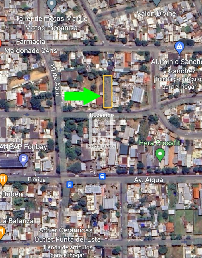 Terreno ID.36070 - Maldonado, calle Ituzaingó, Apto para bloque, Apto vivienda social.