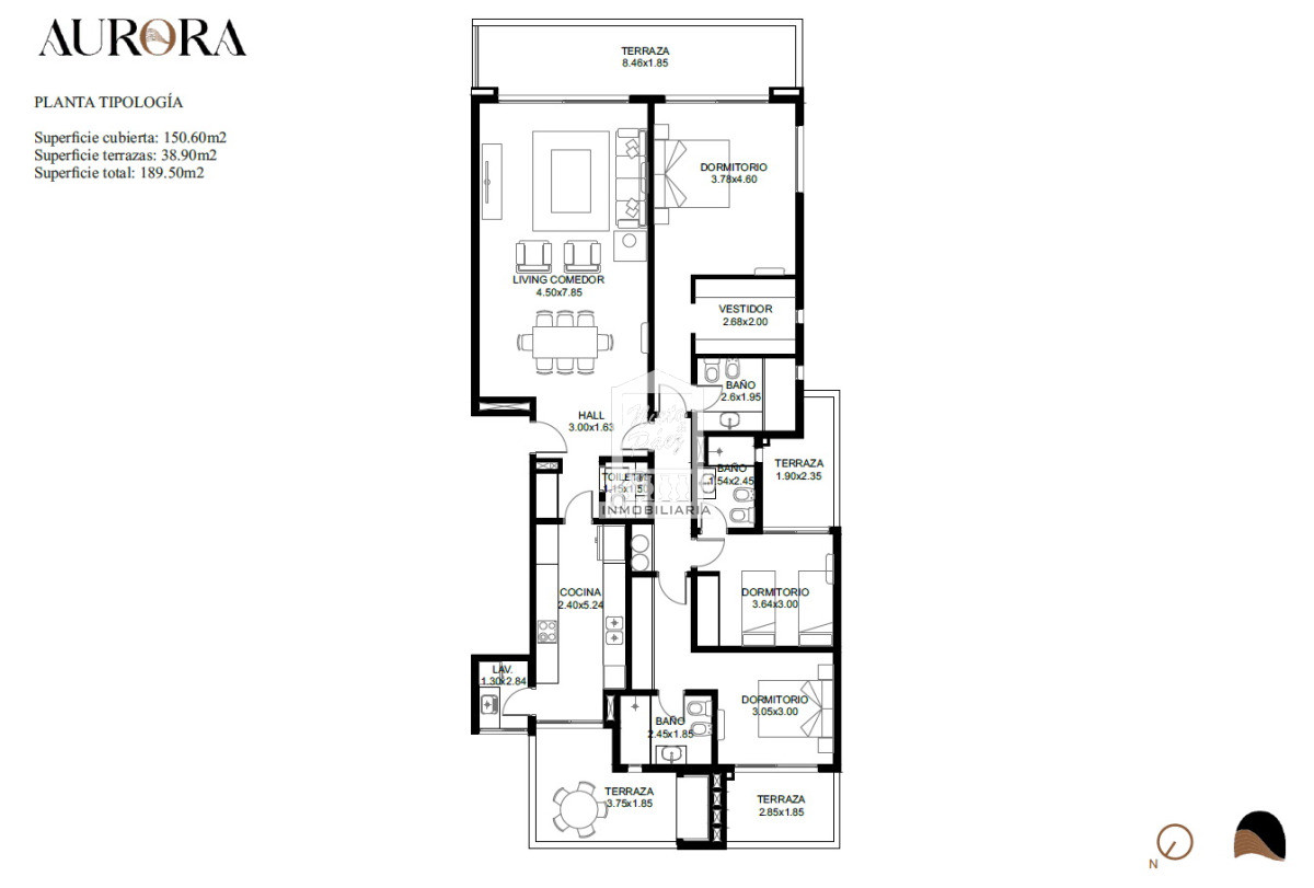 Apartamento ID.40673 - Primera fila de Playa Mansa, 3 suites, garaje doble. A estrenar