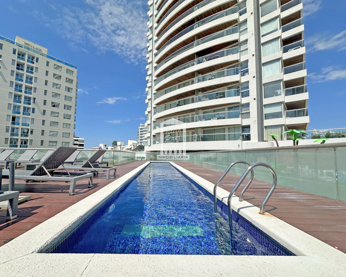 Apartamento ID.25845 - Vista al océano, mega terraza, 3 dorm, full amenities. 