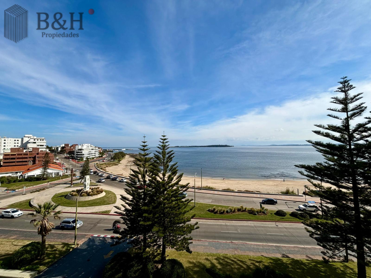 Apartamento ID.3201 - Apartamento en alquiler temporal de 3 dormitorios, en playa mansa, sobre el mar.