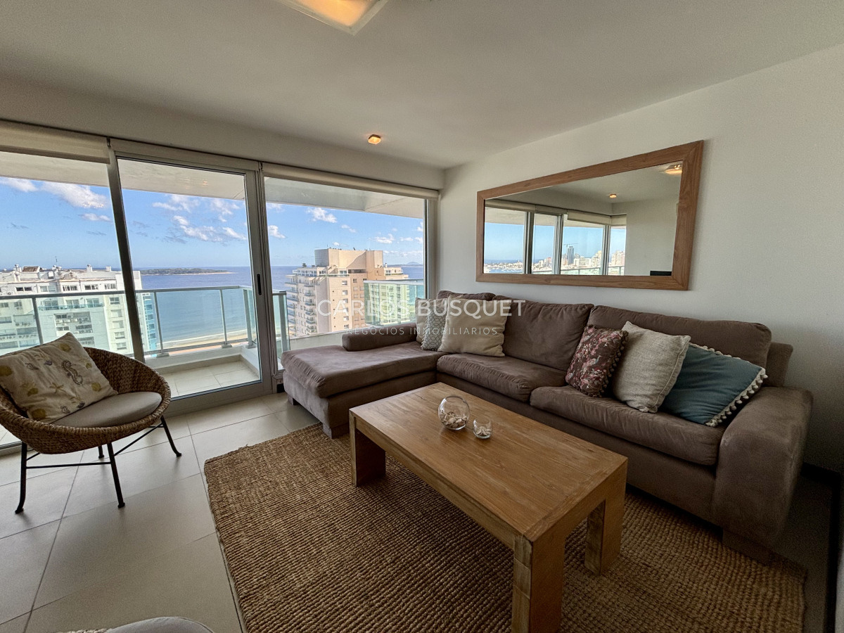 Apartamento en alquiler temporal de 3 dormitorios en suite, en playa mansa, Gala Tower - CBI1214A