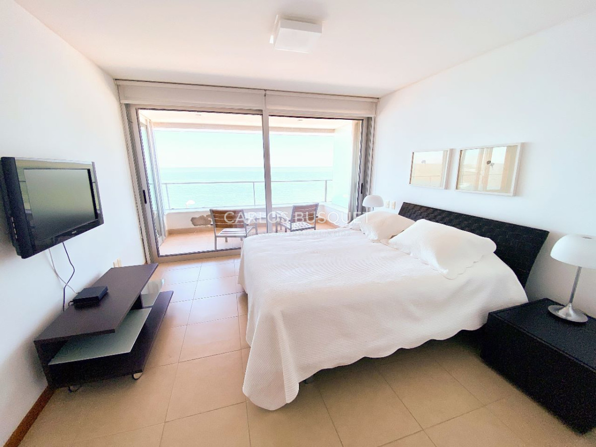 Apartamento ID.805 - Apartamento 3 dormitorios en alquiler temporal frente al mar Peninsula Punta Del Este
