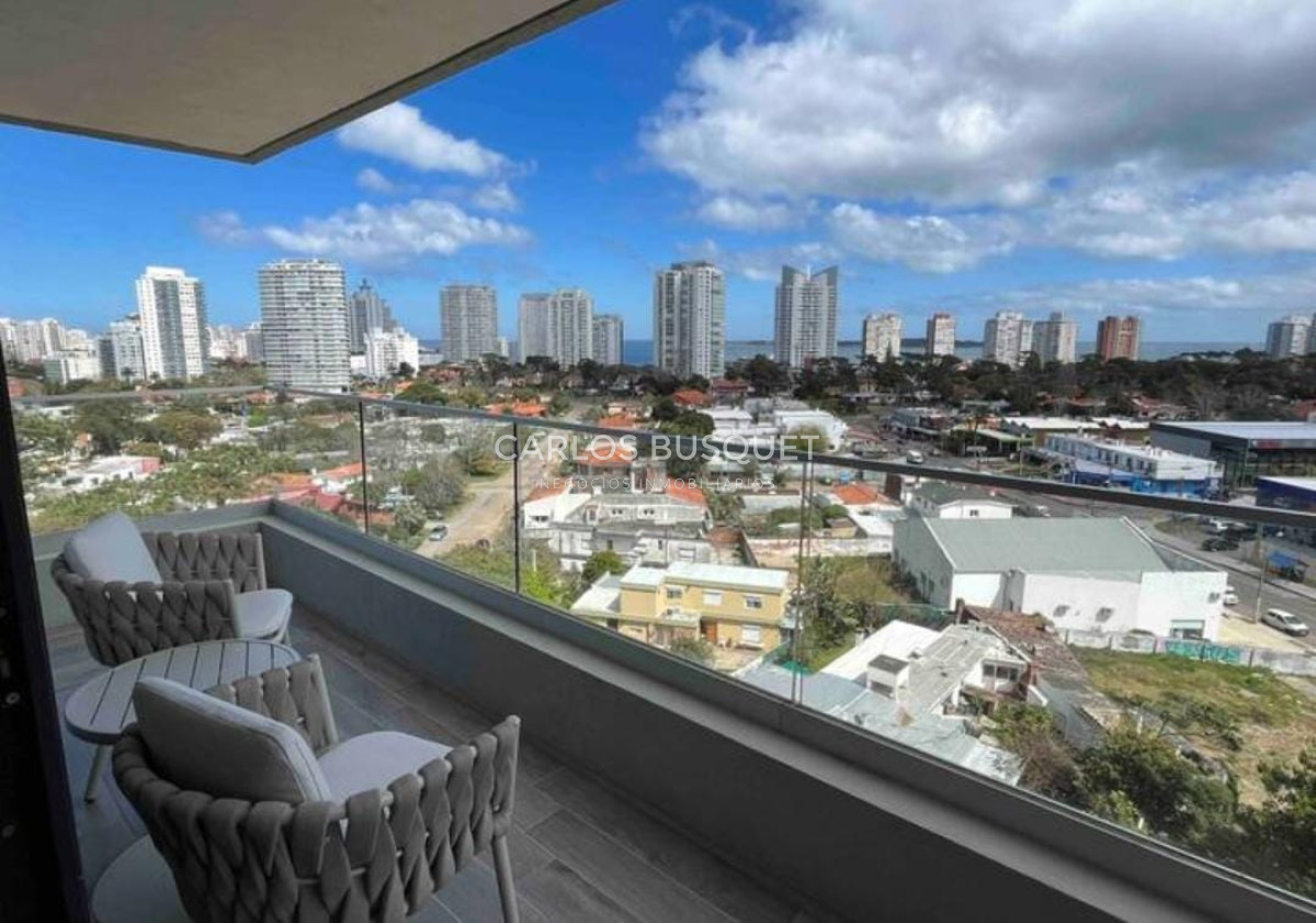 Apartamento en alquiler temporal de 2 dormitorios en Punta del Este - CBI1290A