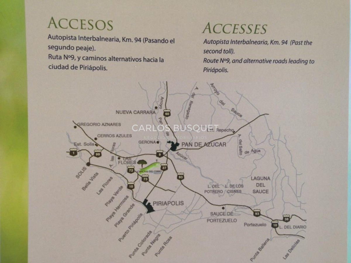 Chacra ID.1667 - Chacras del Cerro - chacras en venta de 5 has. en Pan de Azucar