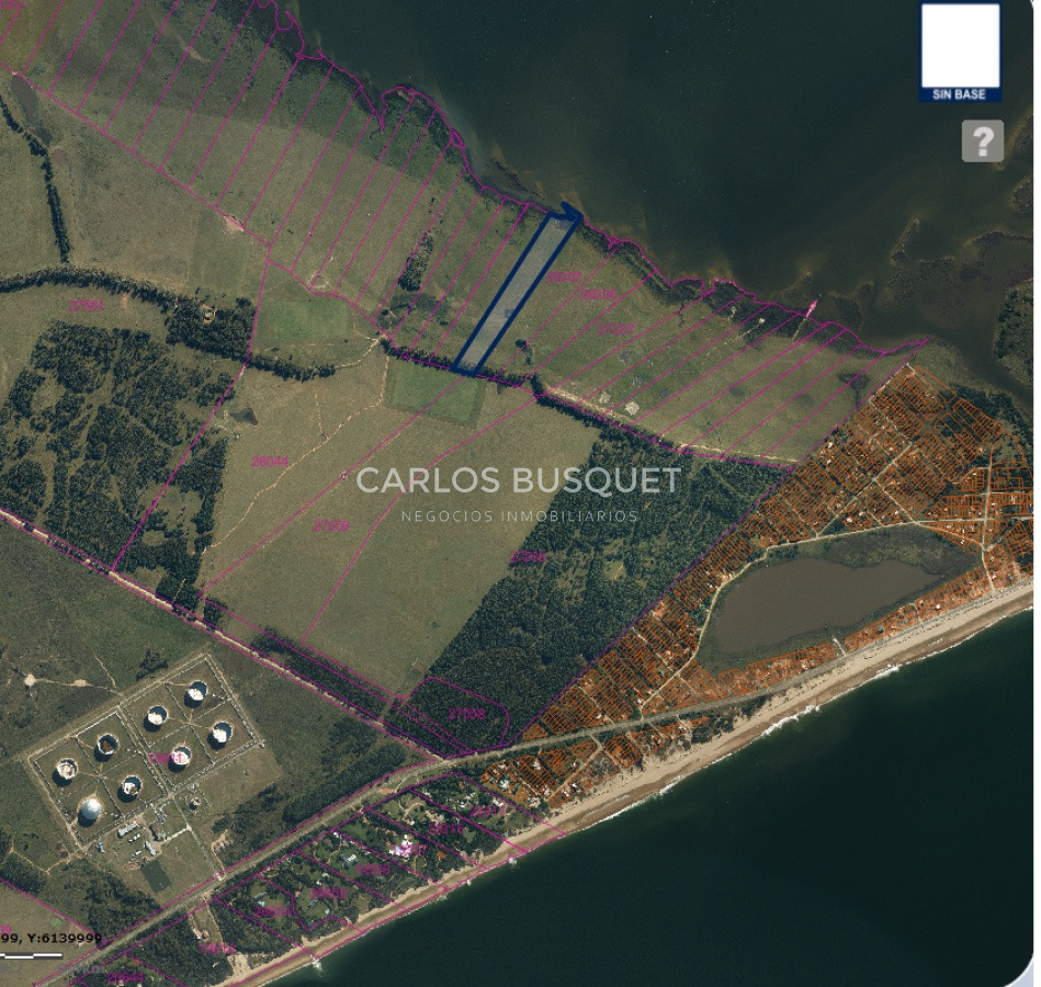 Chacra ID.16 - Chacra de 5 has. en venta en Jose Ignacio, con costa de laguna 