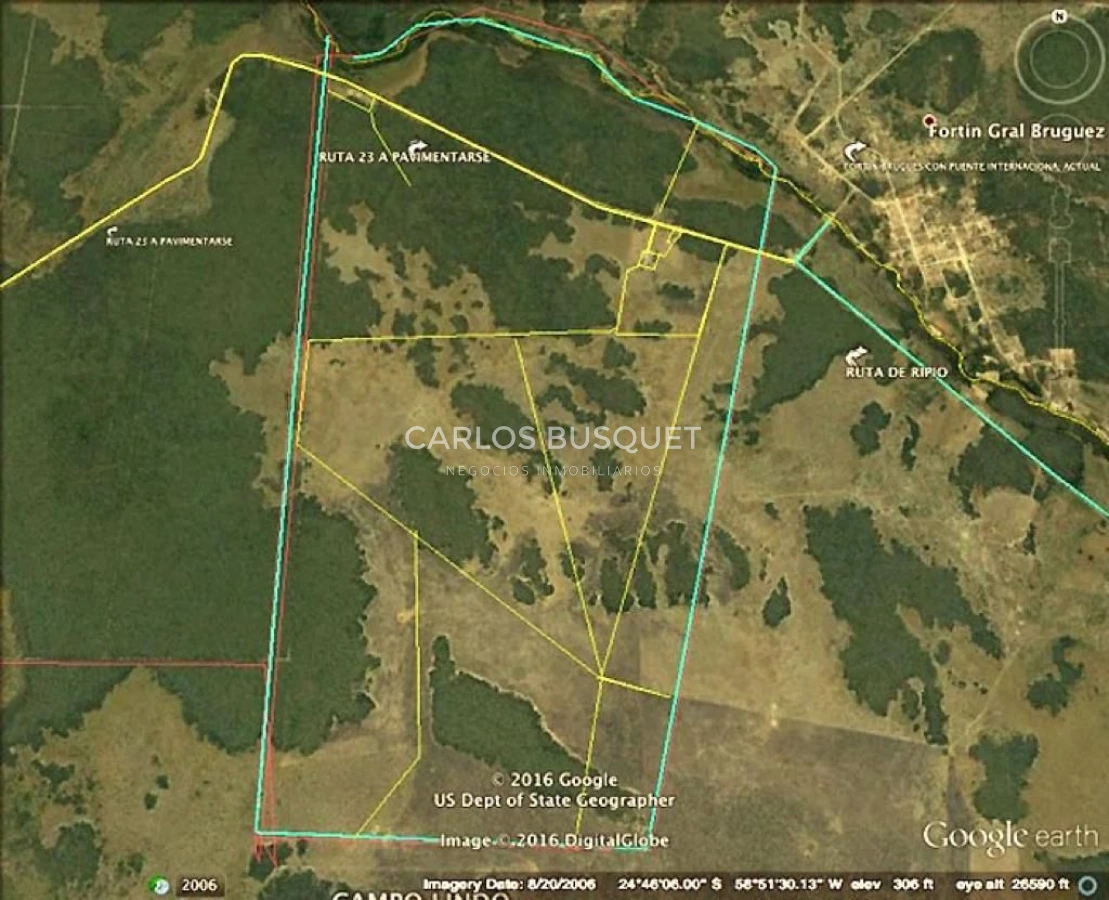 Campo Ref.1706 - Campo Ganadero - Forestal en venta de 2.000 hectáreas en Formosa 