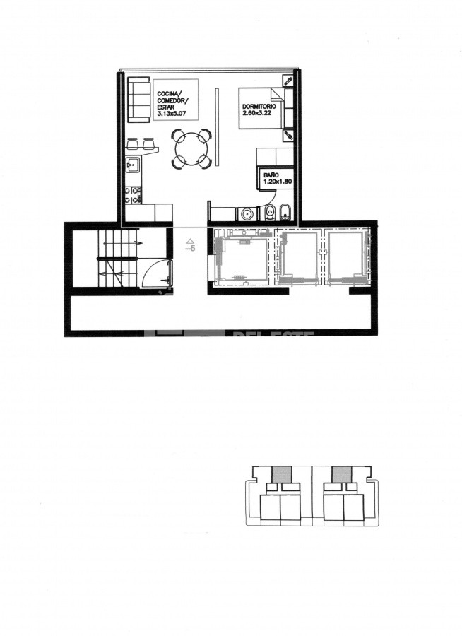 Apartamento ID.597/Apto-monoambiente-en-Chronos - Apto monoambiente en Chronos