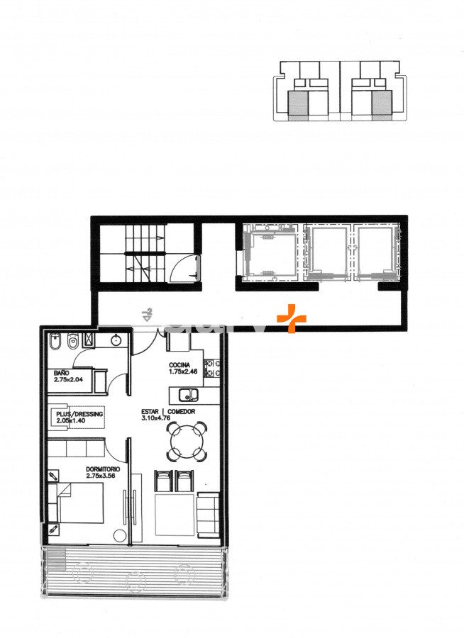 Apartamento ID.23573 - Apartamento 1 dorm + plus en  Brava
