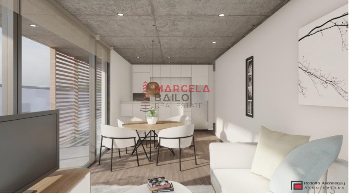 Un dormitorios con balcón en venta - BAI1084A