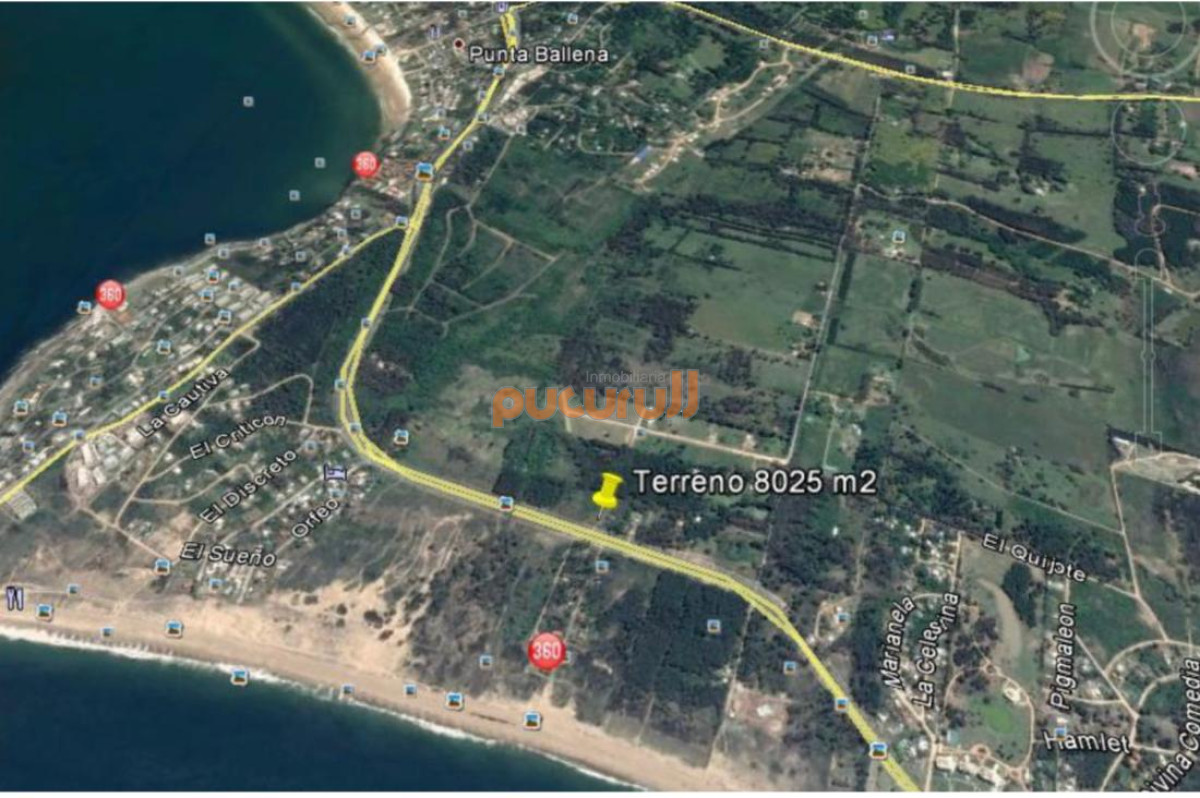 Terreno ID.3109 - Lote en venta para desarollo Punta Ballena para proyecto