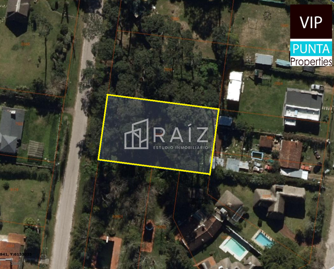 Terreno ID.12570 - VENTA TERRENO 1170m2 MARLY PUNTA DEL ESTE