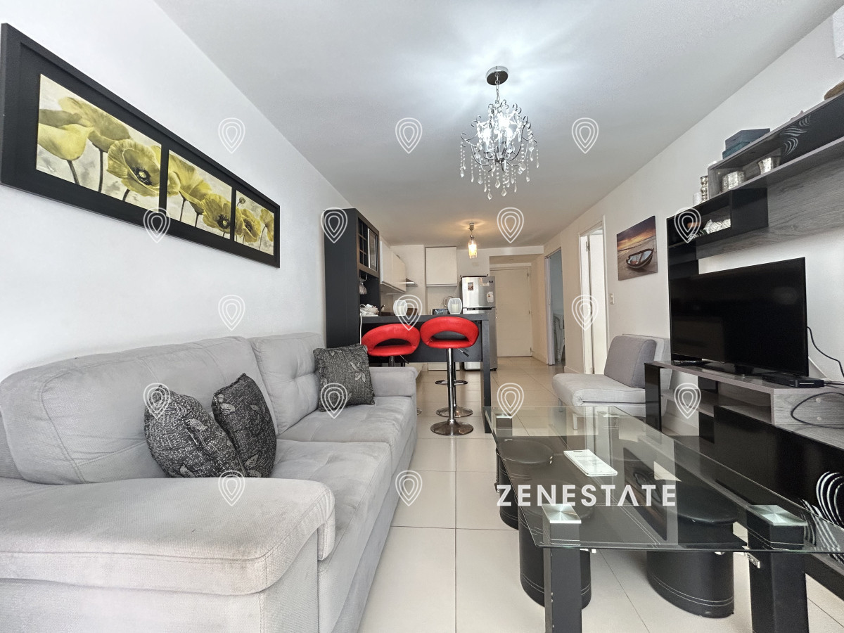 Apartamento de 2 dormitorios con parrillero propio y excelente terraza  - ZEN6670A